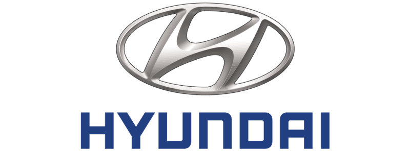 An image showing logo of hyundai